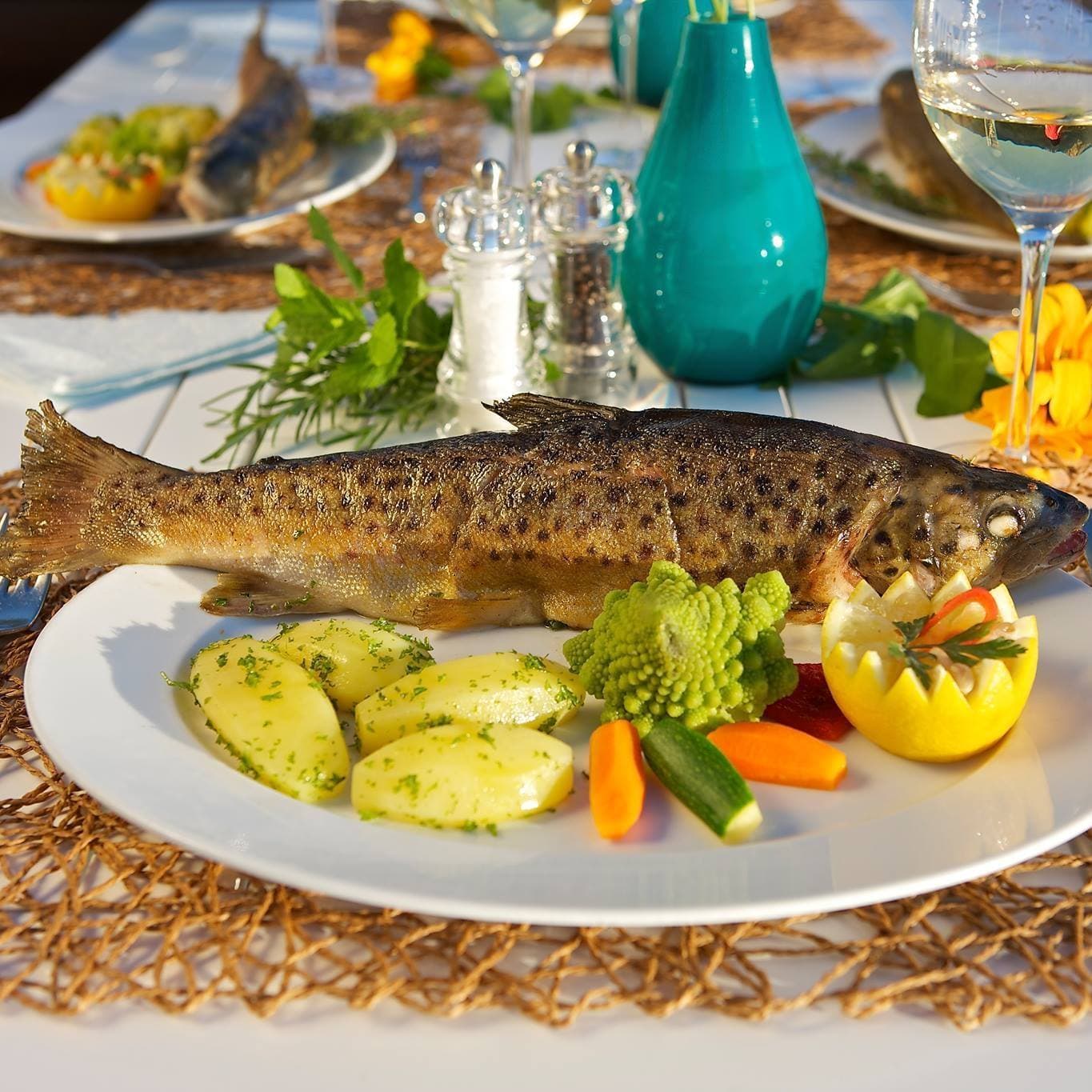 Mediterranes Fischgericht